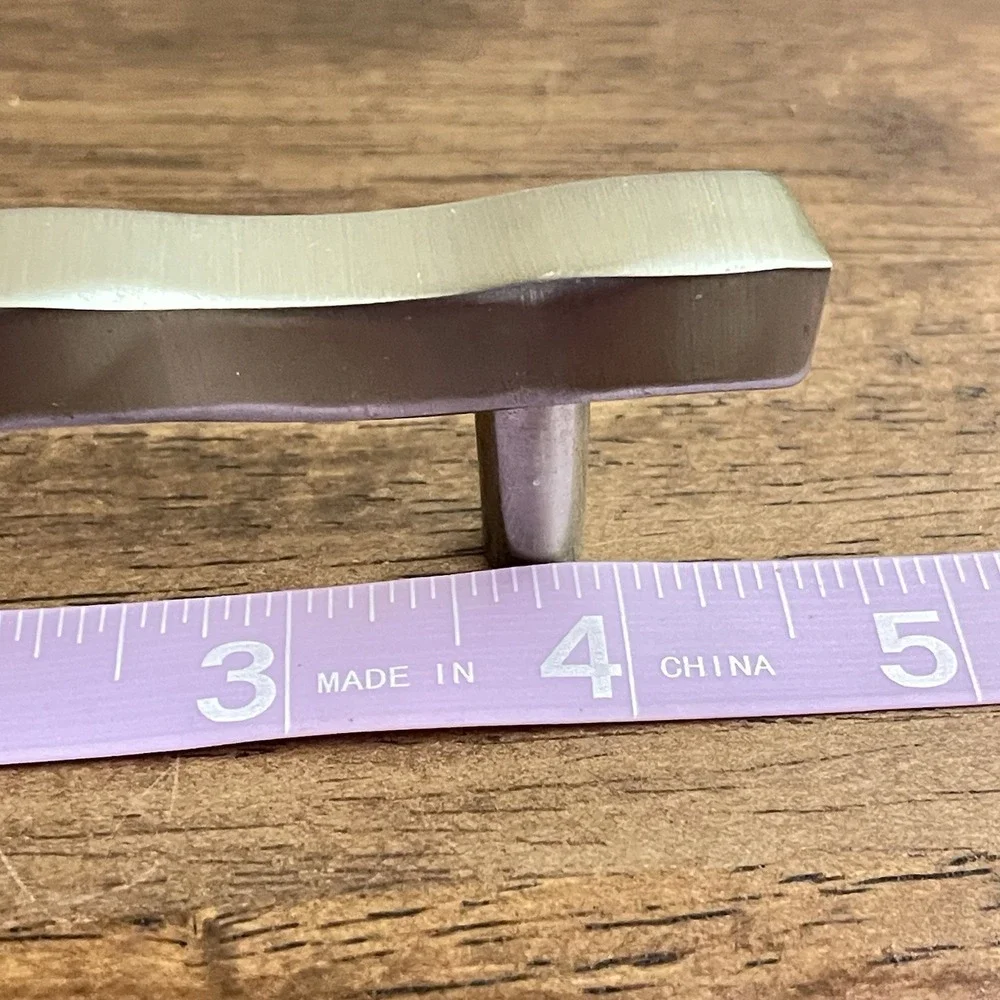 Stainless Steel Hickory P2161-SS Wave Zig-Zag Cabinet Handle Pull 3.75